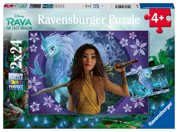 Ravensburger Puzzle 2x24 pc Raya and the Last Dragon 1