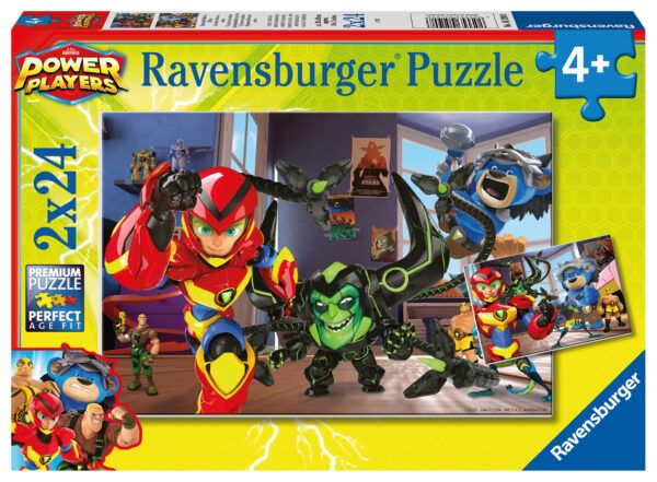 Ravensburger Puzzle 2x24 pc Power Players 1
