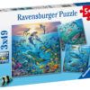 Ravensburger Puzzle 3x49 pc Ocean Life 3