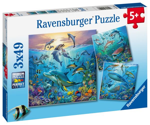 Ravensburger Puzzle 3x49 pc Ocean Life 1