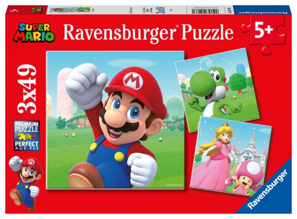 Ravensburger Puzzle 3x49 pc Super Mario 1