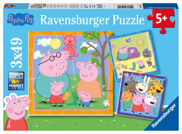 Ravensburger Puzzle 3x49 pc Peppa Pig 1
