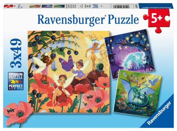Ravensburger Puzzle 3x49 pc Magical Characters 1