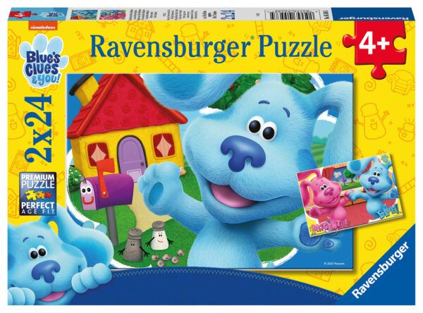 Ravensburger Puzzle 2x24 pc Blue Hints and You 1