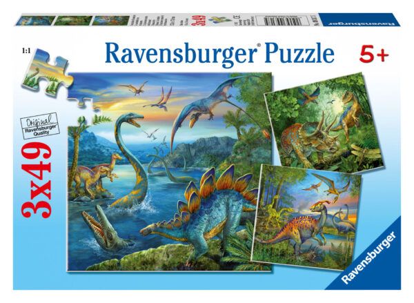 Ravensburger Puzzle 3x49 pc Dinosaurs 1