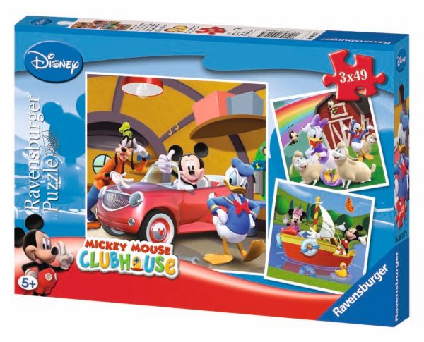 Ravensburger Puzzle 3x49 pc Mickey Mouse Clubhouse 1