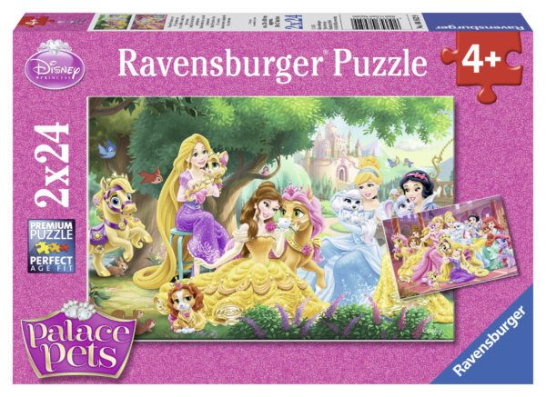 Ravensburger Puzzle 2x24 pc Princesses' Best Friends 1
