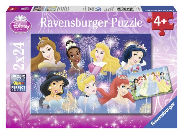 Ravensburger Puzzle 2x24 pc Disney Princesses Gathering 1