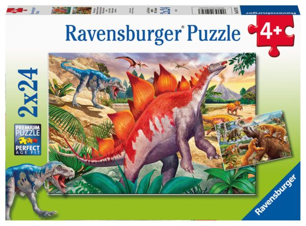 Ravensburger Puzzle 2x24 pc Dinosaurs 1