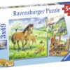 Ravensburger Puzzle 3x49 pc Cuddle Time 3