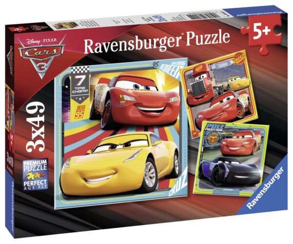 Ravensburger Puzzle 3x49 pc Cars 3 1