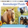 Ravensburger Puzzle 3x49 pc Loving Horses 3