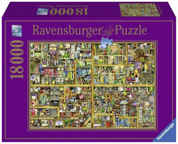 Ravensburger Puzzle 18000 pc Magical Bookshelf 1