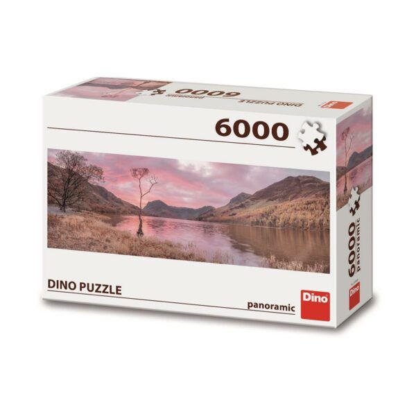 Dino Panoramic Puzzle 6000 pc Lake in the Mountains 1