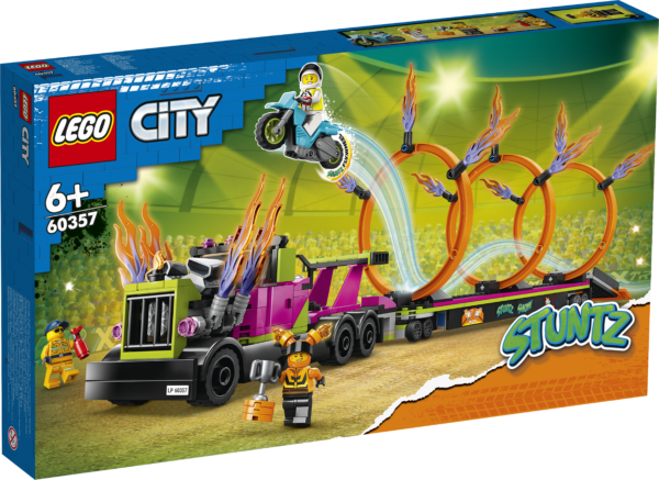 LEGO City Stunt Truck & Ring of Fire Challenge 1