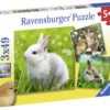 Ravensburger Puzzle 3x49 pc Cute Bunnies 3