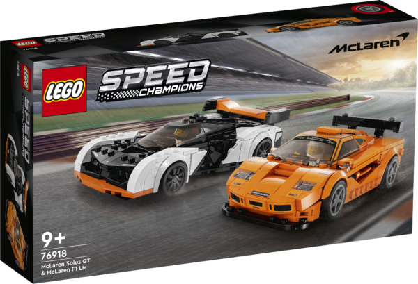 LEGO Speed Champions McLaren Solus GT ja McLaren F1 LM 1