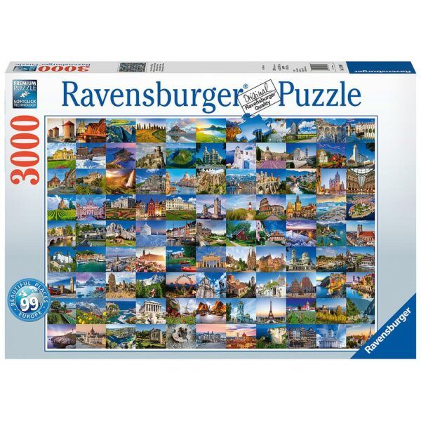 Ravensburger Puzzle 3000 pc 99 Beautiful Places in Europe 1