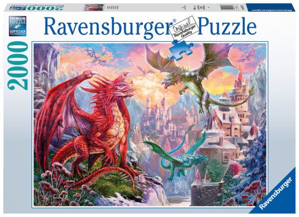 Ravensburger Puzzle 2000 pc Dragon Land 1