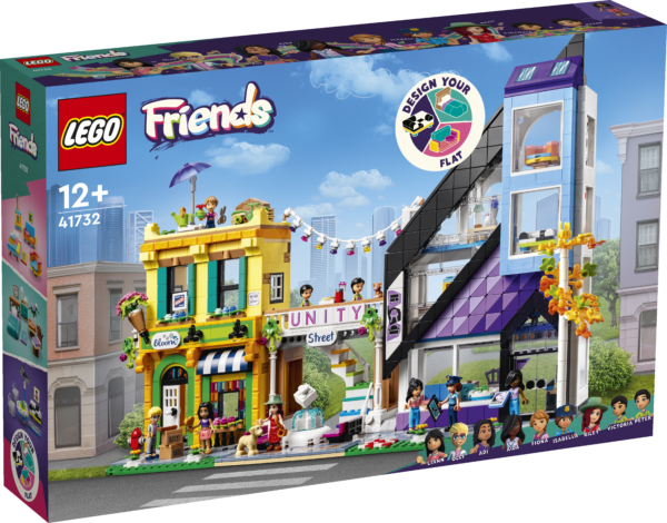 LEGO Friends Downtown Flower and Design Stores 1