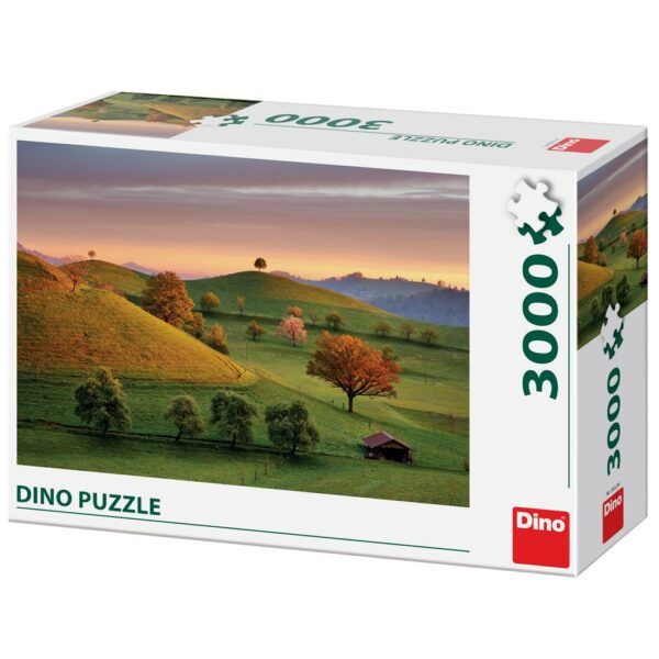 Dino Puzzle 3000 pc Fairytale Sunrise 1