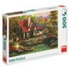 Dino Puzzle 500 pc Cottage near the lake 3