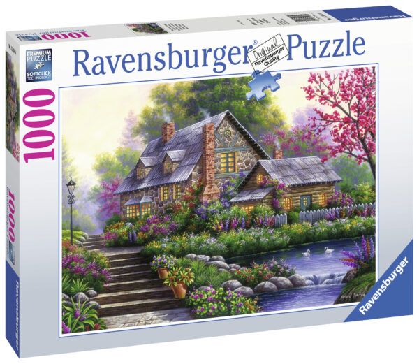 Ravensburger Puzzle 1000 pc Romantic Cottage 1