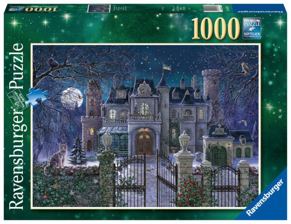 Ravensburger puzzle 1000 pc Snowy Mansion 1
