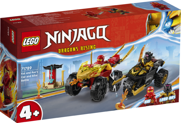 LEGO Ninjago Kai and Ras's Car and Bike Battle 1