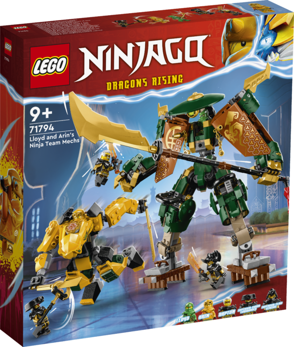 LEGO Ninjago Lloydi ja Arini ninjatiimi robotid 1