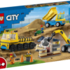 LEGO City Construction Trucks and Wrecking Ball Crane 3