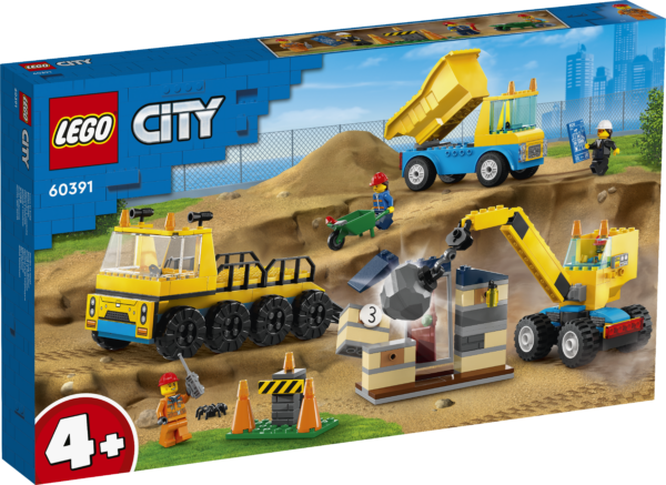 LEGO City Construction Trucks and Wrecking Ball Crane 1