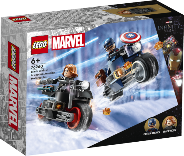 LEGO Super Heroes Black Widow & Captain America Motorcycles 1