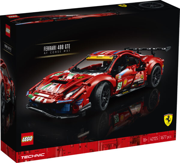 LEGO Technic Ferrari 488 GTE “AF Corse #51” 1