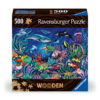 Ravensburger Wooden Puzzle 500 pc Underwater World 3