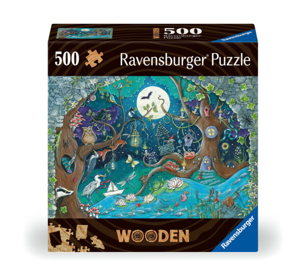 Ravensburger Wooden Puzzle 500 pc Fantasy Forest 1