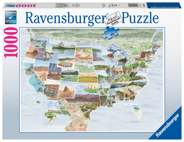 Ravensburger Puzzle 1000 pc From Sea To Shining Sea 1