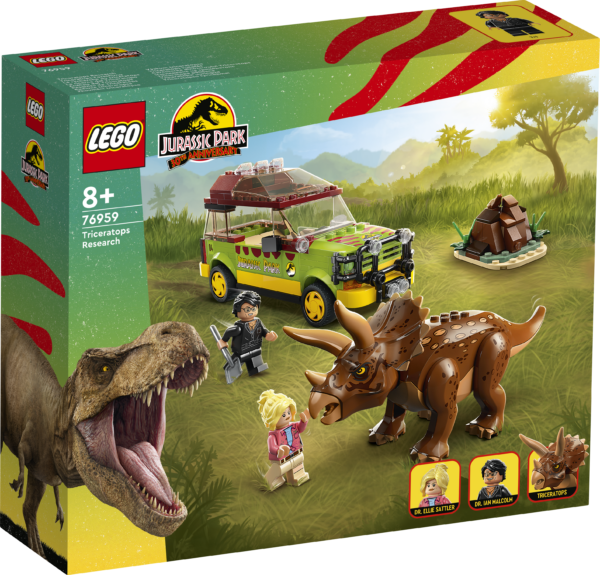 LEGO Jurassic World Triceratops Research 1