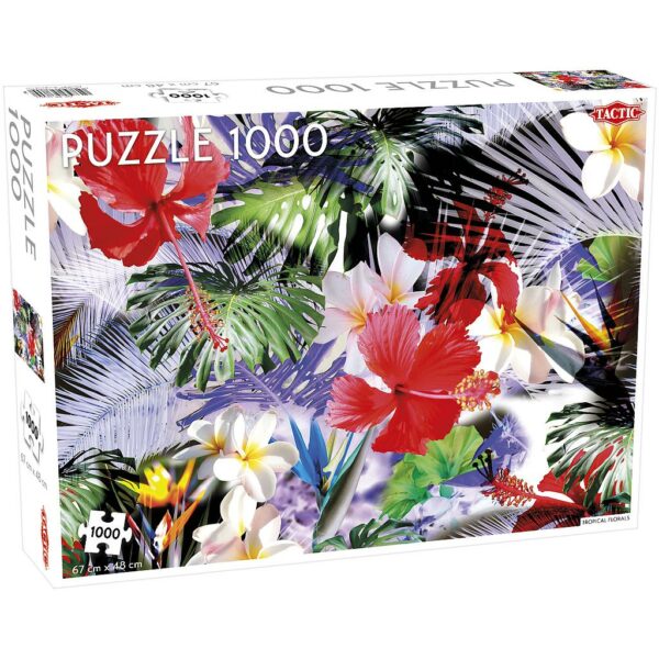 Tactic Puzzle 1000 pc Tropical Florals 1