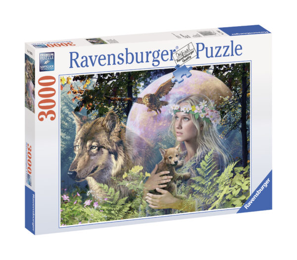 Ravensburger puzzle 3000 pc Lady of the Forest 1
