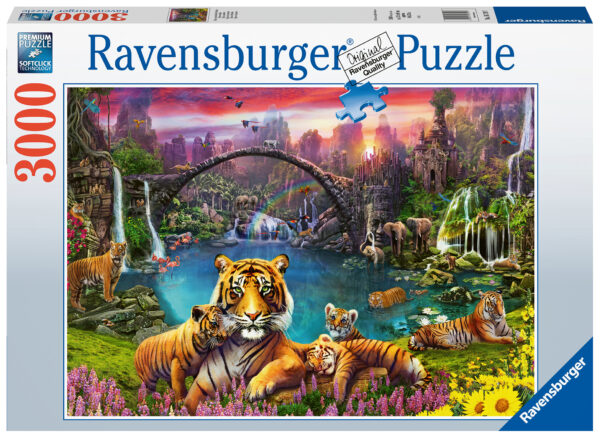 Ravensburger Puzzle 3000 pc Tiger in Paradise Lagoon 1