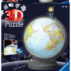 Ravensburger 3D Puzzle Ball Globe with Lighting 540 pc 3