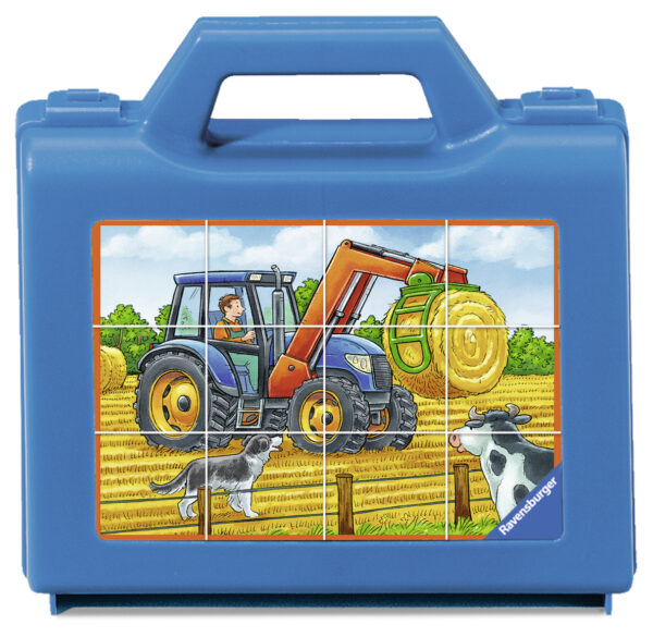 Ravensburger Cube Puzzle 12 pc Farm Machines 1