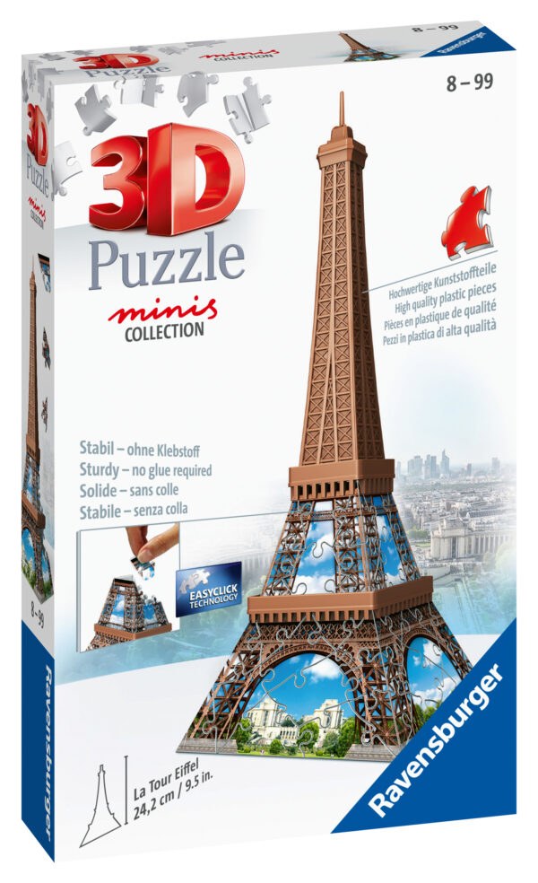Ravensburger 3D mini puzzle 62 pc Eiffel Tower 1