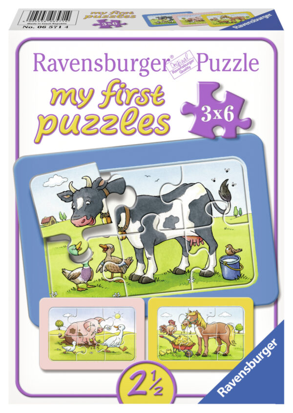 Ravensburger My First Puzzles 3x6 pc 1