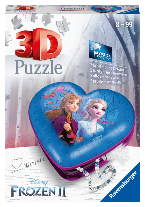 Ravensburger 3D Puzzle Heart Box Frozen 2 1