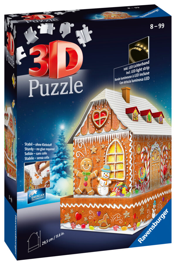 Ravensburger 3D Gingerbread House 3D Puzzle 1