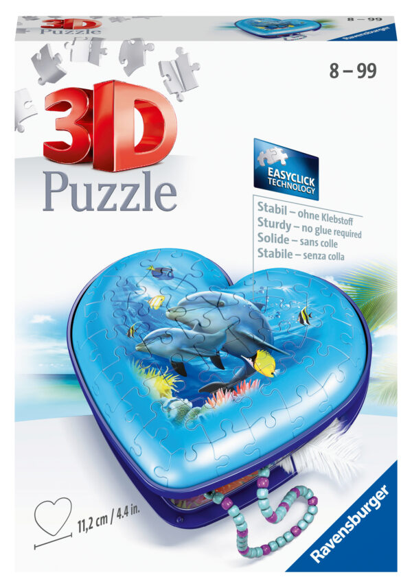 Ravensburger 3D Puzzle Heart Box Underwater world 1