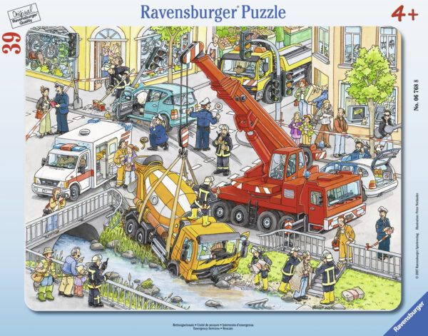 Ravensburger Frame Puzzle 39 pc A Rescue Mission 1