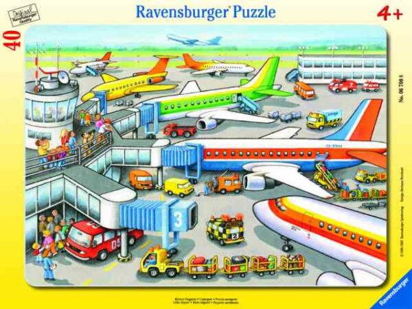 Ravensburger Frame Puzzle 40 pc Little Airport 1